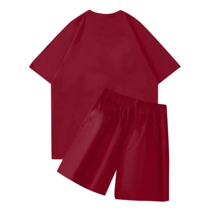 Nofs Summer T Shirt With Short - Maroon