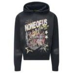 Black NOFS Vintage Hoodie and Jean Tracksuit