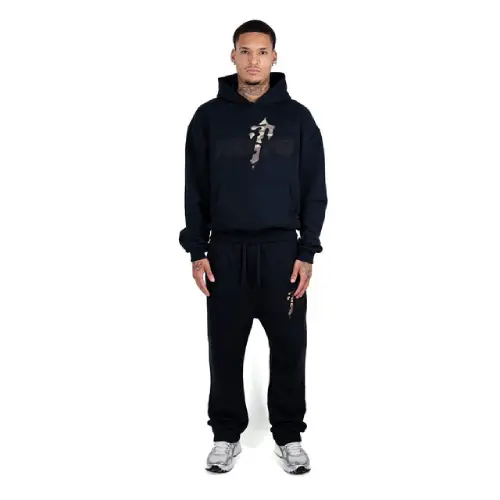 Black Nofs X Trapstar Camo Sweatpant