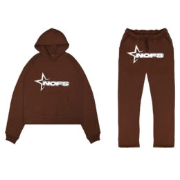 Brown Nofs Tracksuit For Men
