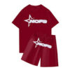 Nofs Summer T Shirt With Short - Maroon